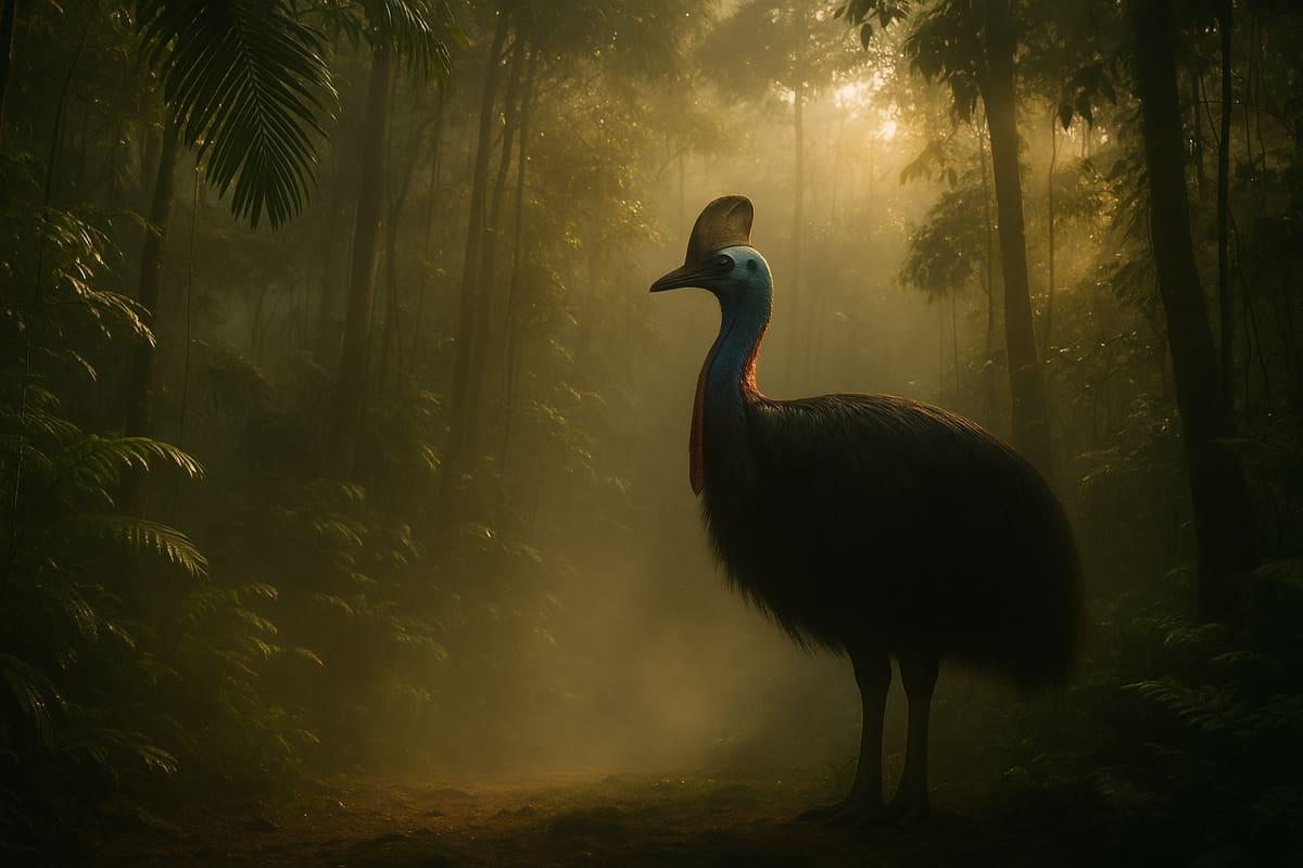 Древняя птица казуар