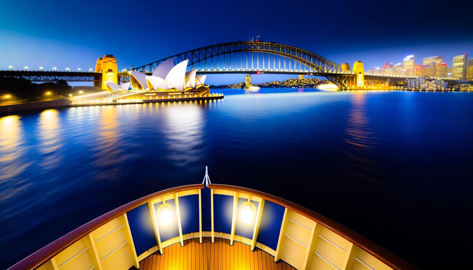 Ночной круиз по Сиднею