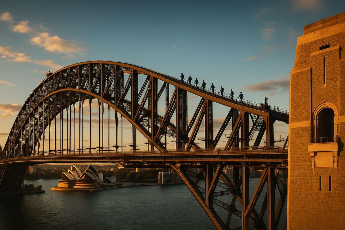 Подняться на Харбор-бридж