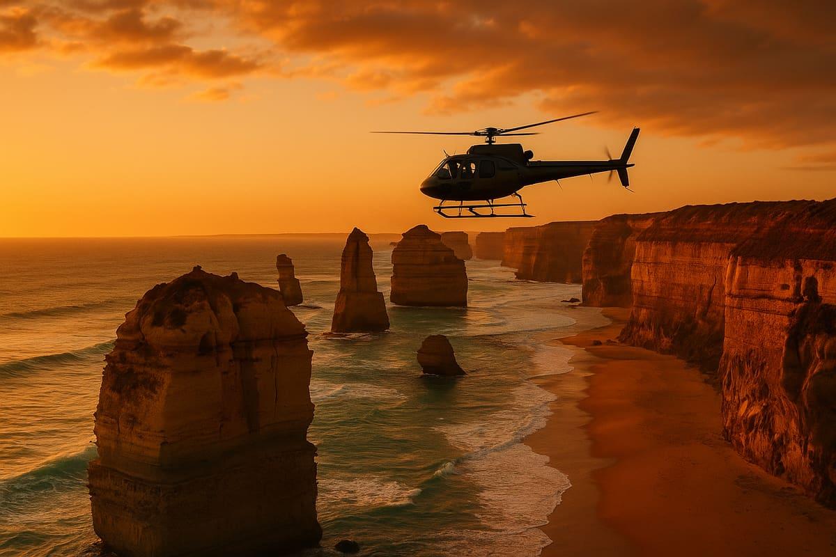 Вертолёт над 12 Апостолами