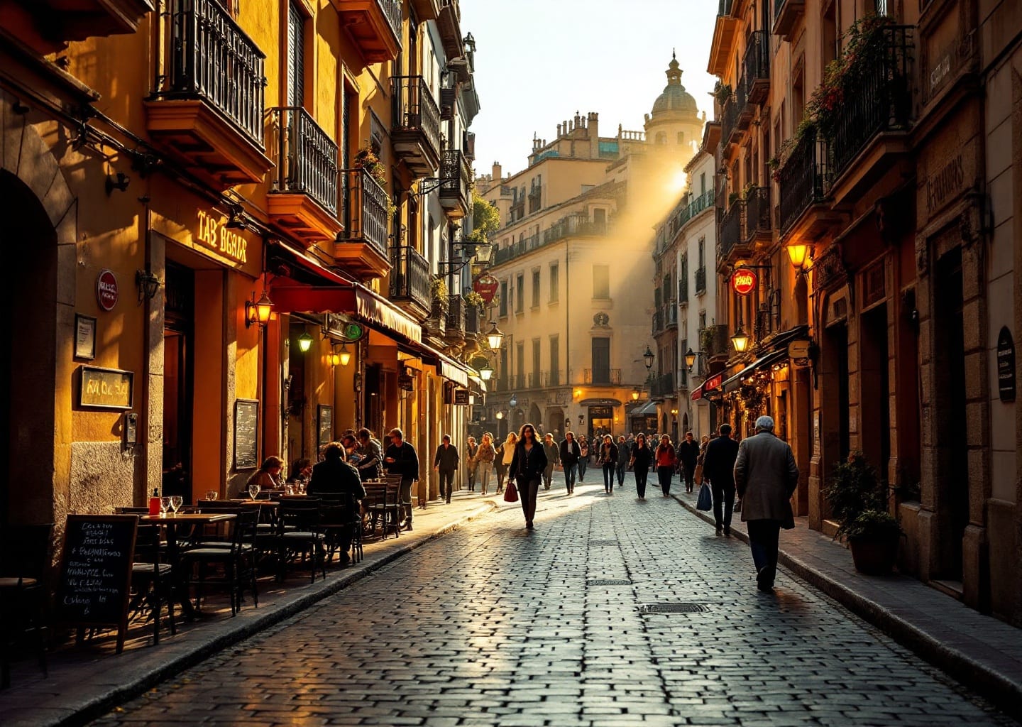 Burgos tapas bar street