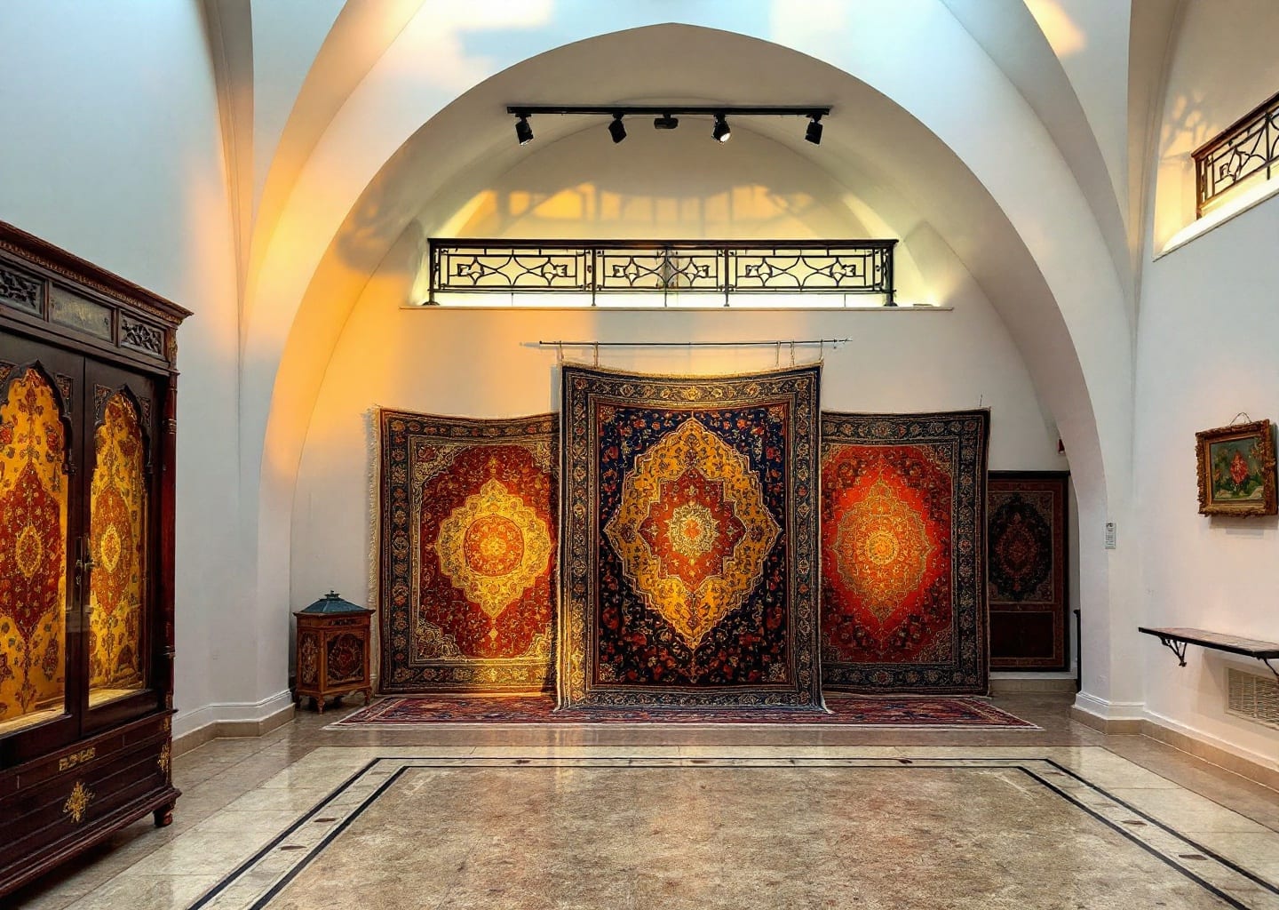 Baku carpet museum interior