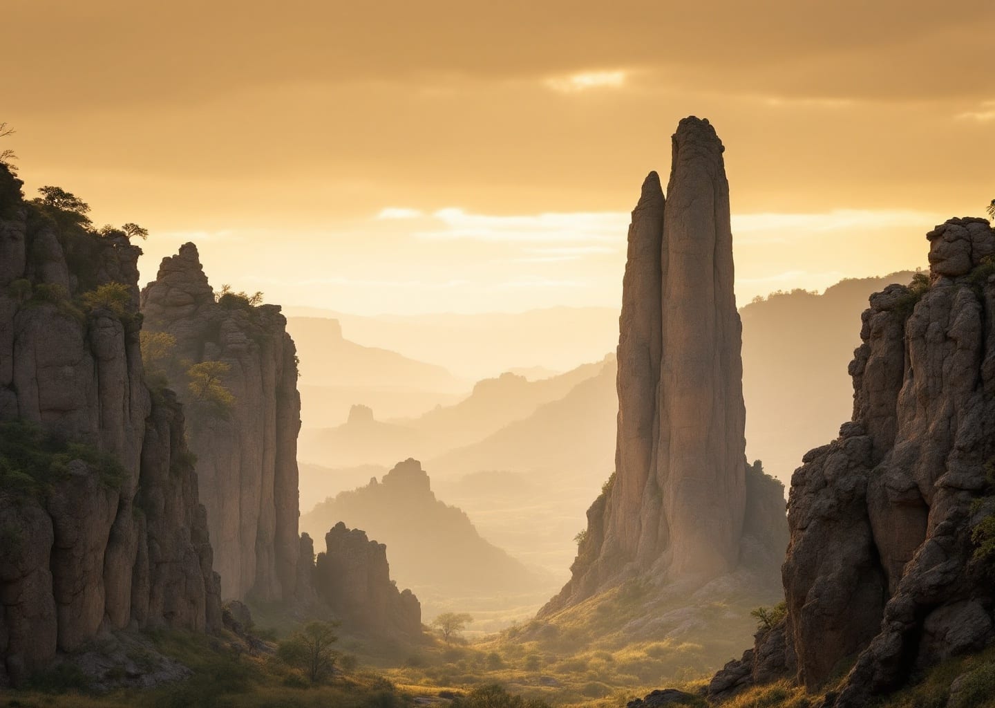 Gray Tsingy sharp limestone karst Madagascar