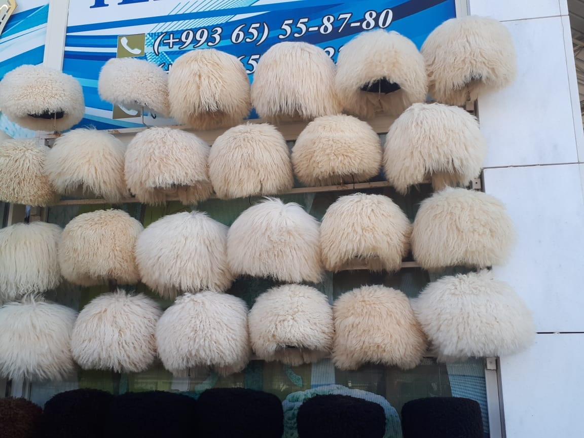 Turkmen telpek fur hat
