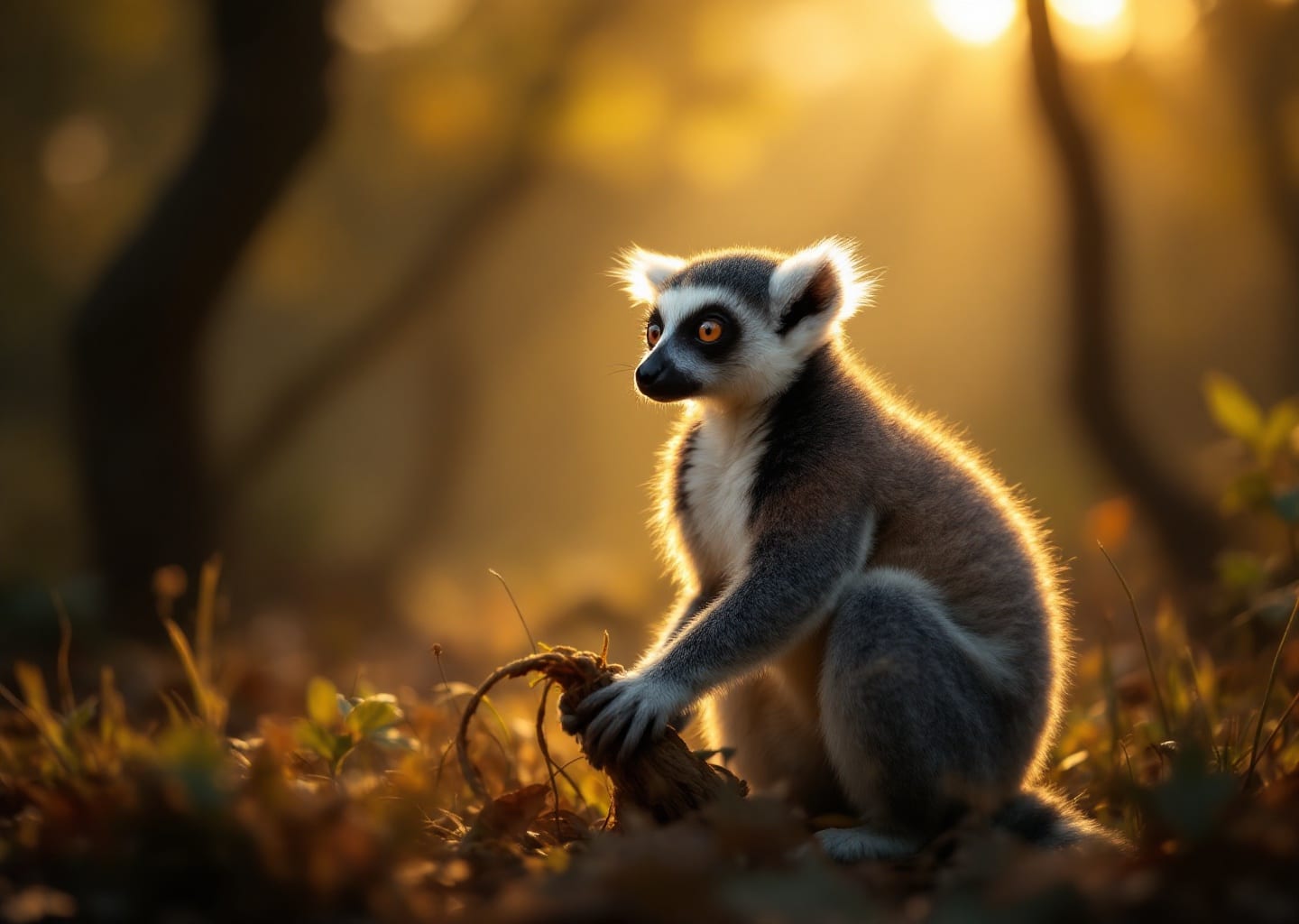 Madagascar lemur sacred animal