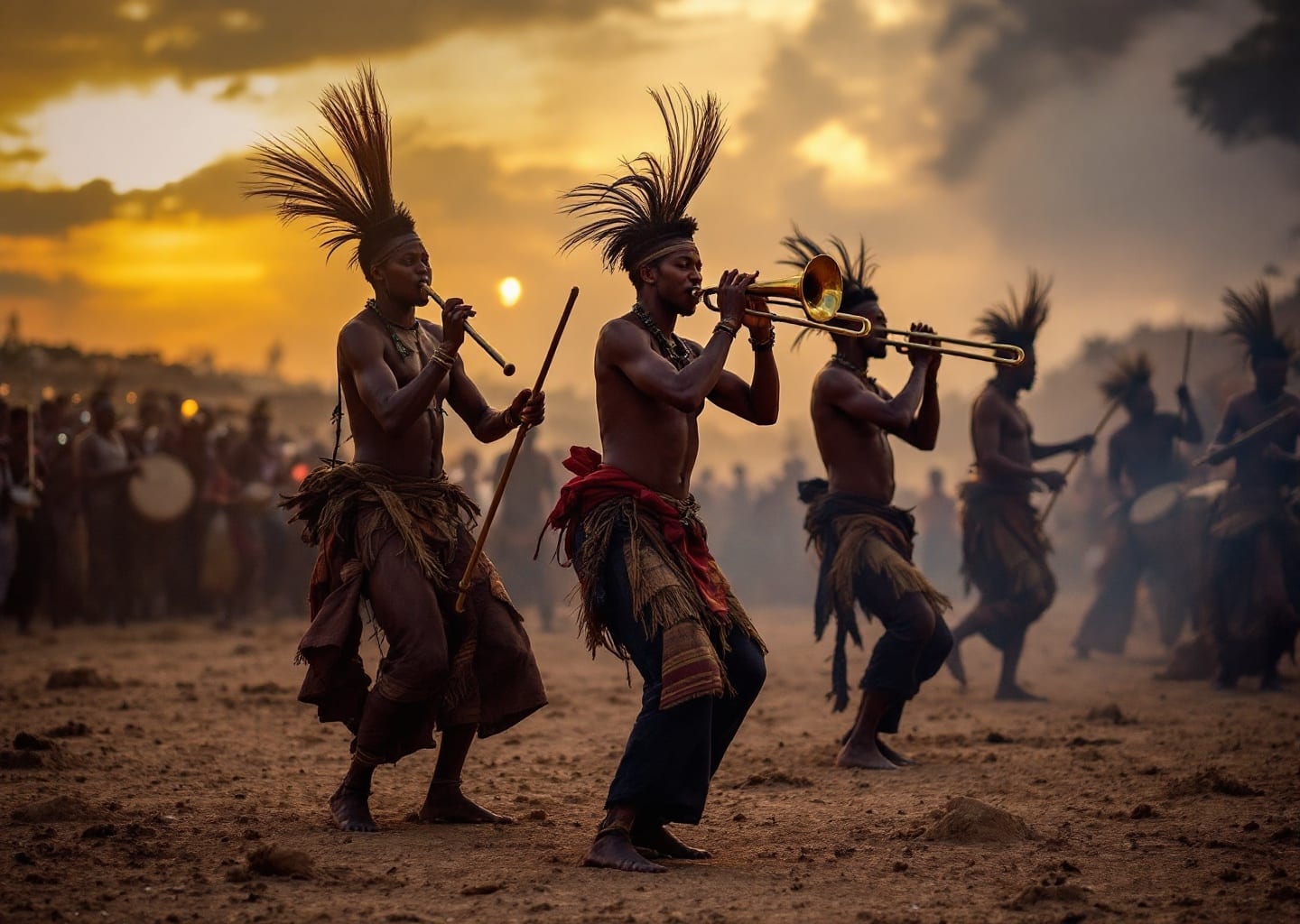 Madagascar tromba ritual dance and drums