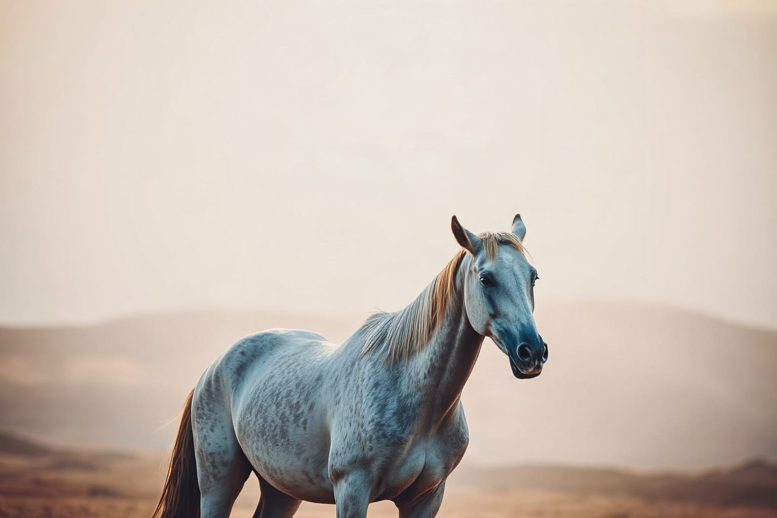 Akhal-Teke horse desert Turkmenistan