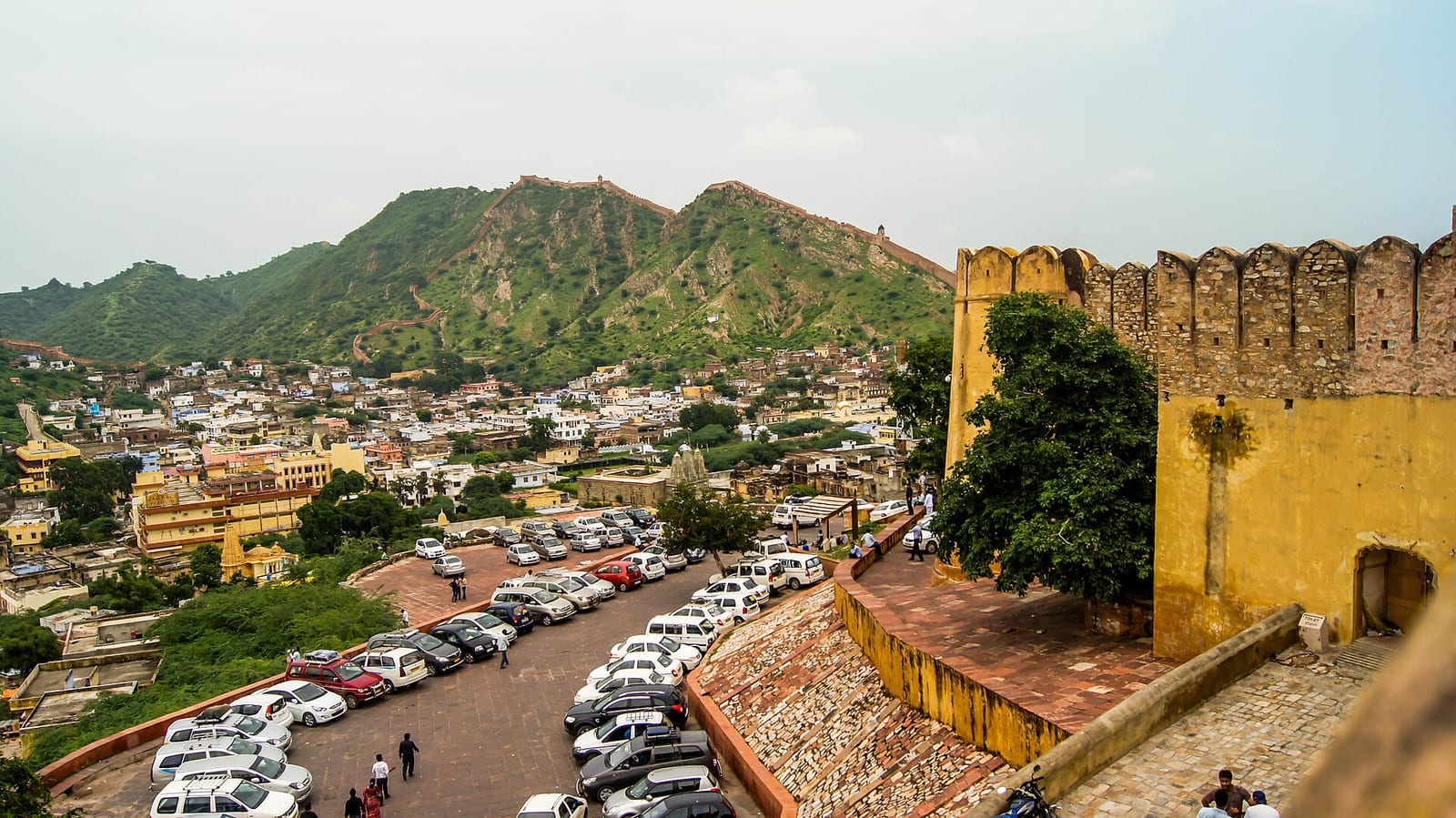 Amer Fort Jaipur exterior view