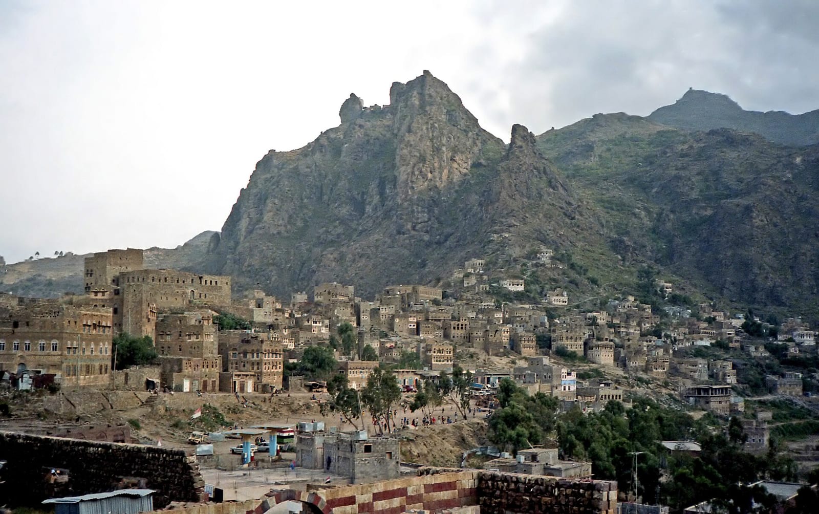 Manakhah village Yemen streets