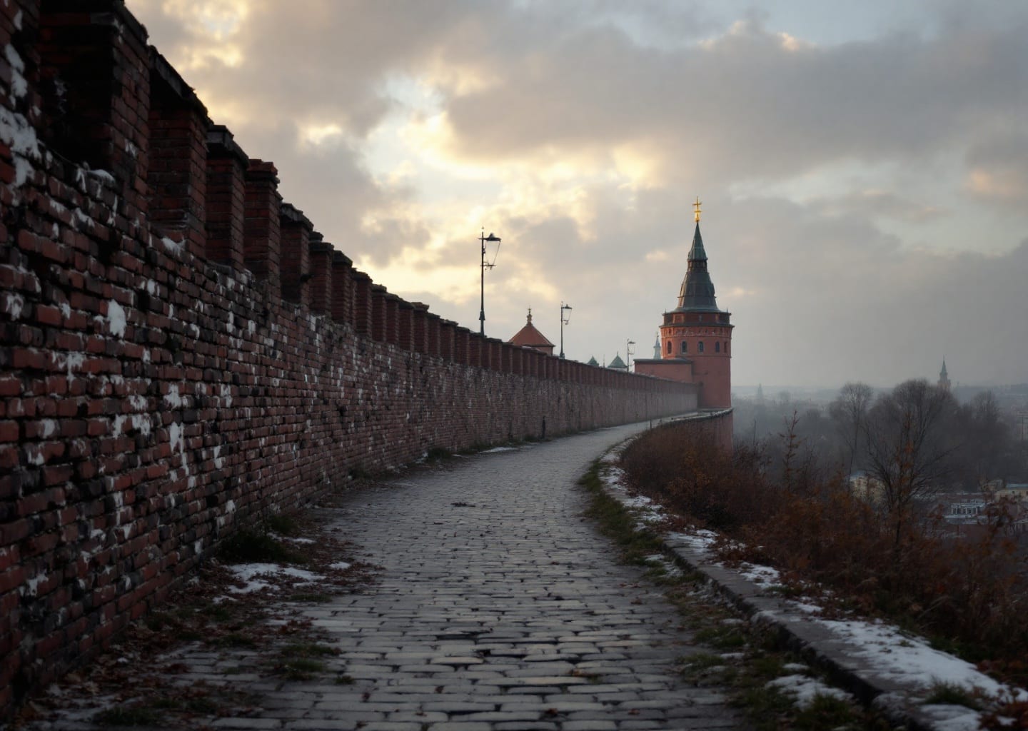 Smolensk fortress wall panorama