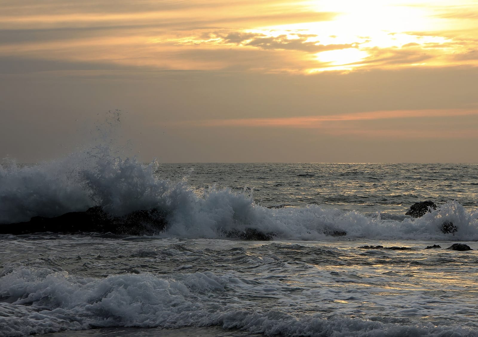 Costa Rica Pacific coast sunset