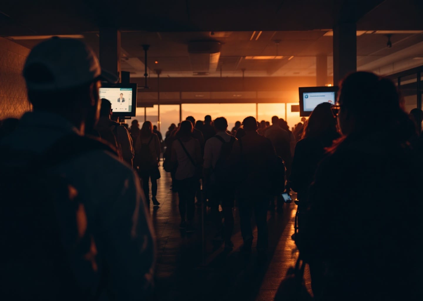 Costa Rica passport control queue
