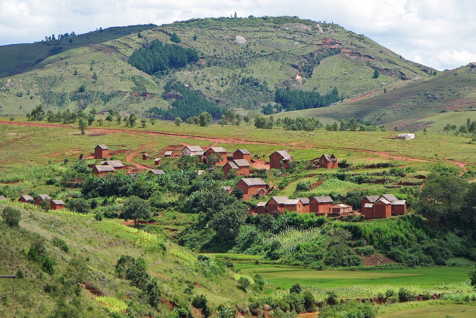 Madagascar highlands village